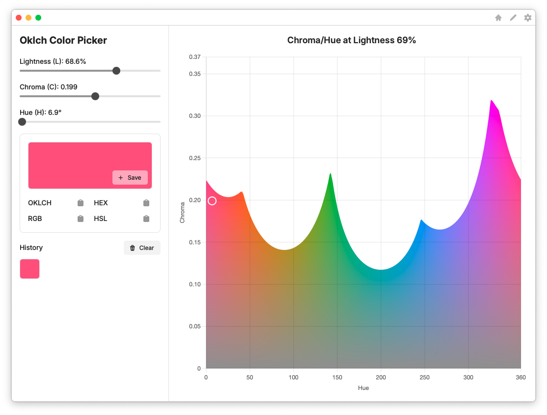OKLCH Prism screenshot 1